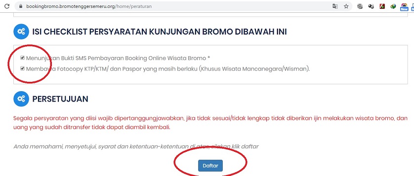 Booking online Bromo